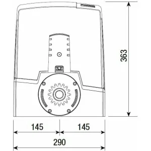 Привод для откатных ворот SDN8B CAME 001SDN8B (КАМЕ) Привод для откатных ворот SDN8B CAME 001SDN8B (КАМЕ)
