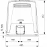 Привод 36 В для откатных ворот. Встроенный блок управления ZN8 CAME 801MS-0320 (КАМЕ) Привод 36 В для откатных ворот. Встроенный блок управления ZN8 CAME 801MS-0320 (КАМЕ)