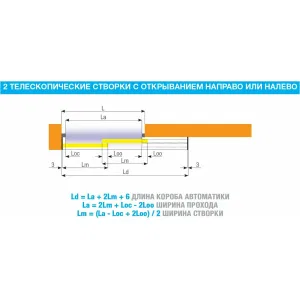 FLUO-SLT TELESCOPIC, короб 1800 мм CAME 818st-0010 (КАМЕ) FLUO-SLT TELESCOPIC, короб 1800 мм CAME 818st-0010 (КАМЕ)