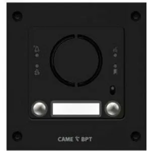 Вызывная вандалозащитная IP-аудиопанель MTM VR с 2 кнопками. 1 модуль, цвет темно-серый CAME MKITAIP-12V (КАМЕ) Вызывная вандалозащитная IP-аудиопанель MTM VR с 2 кнопками. 1 модуль, цвет темно-серый CAME MKITAIP-12V (КАМЕ)
