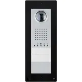 Вызывная видеопанель THANGRAM с одной кнопкой, технология IP360, цвет металл CAME TKITVIP-1ME